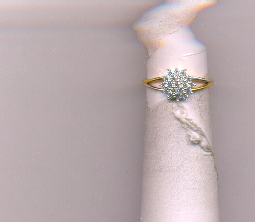 GOLD RING LADIES CASTING FANCY
