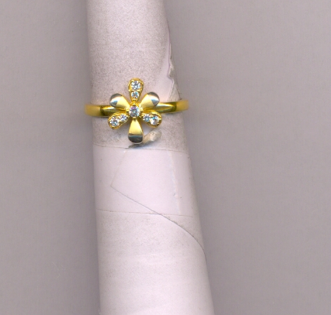 GOLD RING LADIES CASTING FANCY