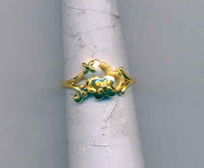 GOLD RING LADIES CASTING FANCY