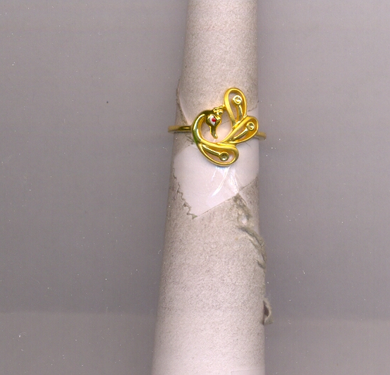 GOLD RING LADIES CASTING FANCY