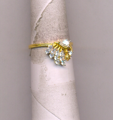 GOLD RING LADIES CASTING FANCY