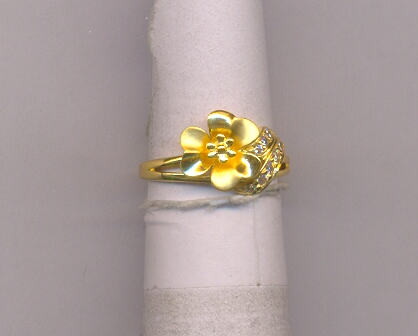 GOLD RING LADIES CASTING FANCY