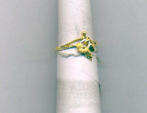 GOLD RING LADIES CASTING FANCY