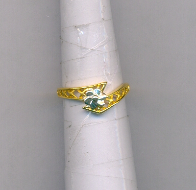 GOLD RING LADIES CASTING FANCY