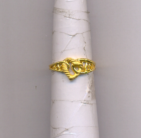 GOLD RING LADIES CASTING FANCY