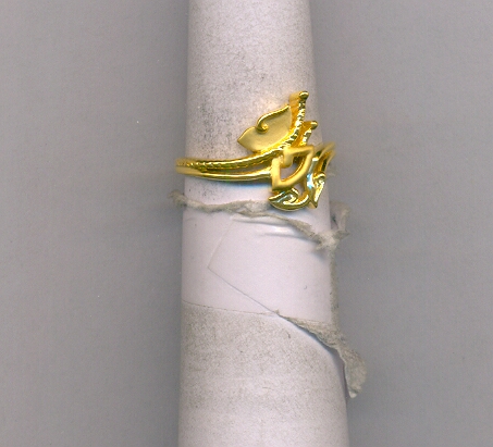 GOLD RING LADIES CASTING FANCY