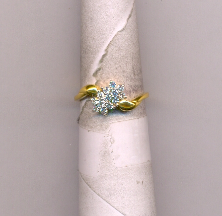 GOLD RING LADIES CASTING FANCY