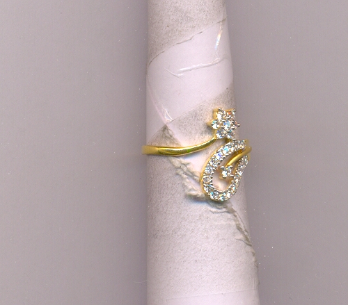 GOLD RING LADIES CASTING FANCY
