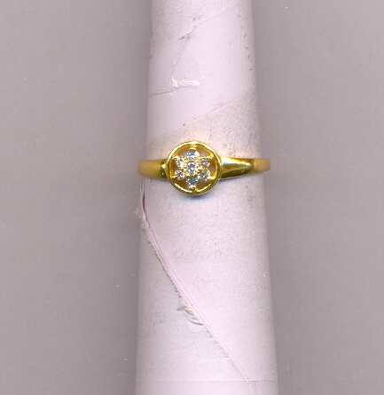GOLD RING LADIES CASTING FANCY