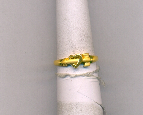 GOLD RING LADIES CASTING FANCY
