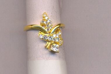GOLD RING LADIES CASTING FANCY