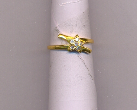 GOLD RING LADIES CASTING FANCY