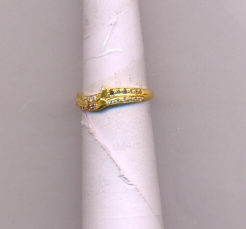 GOLD RING LADIES CASTING FANCY
