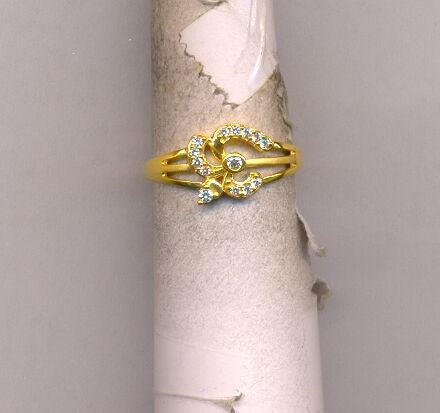 GOLD RING LADIES CASTING FANCY