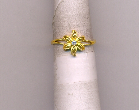 GOLD RING LADIES CASTING FANCY
