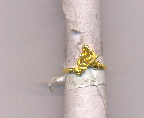 GOLD RING LADIES CASTING FANCY