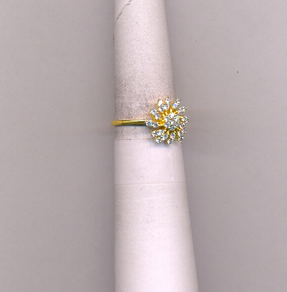 GOLD RING LADIES CASTING FANCY