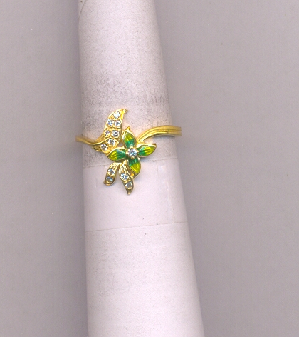 GOLD RING LADIES CASTING FANCY