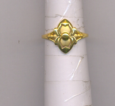 GOLD RING LADIES CASTING FANCY