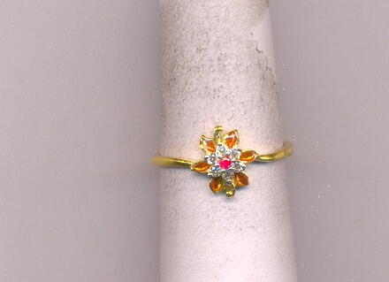 GOLD RING LADIES CASTING FANCY