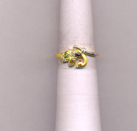 GOLD RING LADIES CASTING FANCY