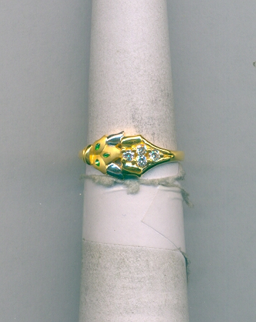 GOLD RING LADIES CASTING FANCY