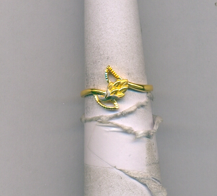 GOLD RING LADIES CASTING FANCY