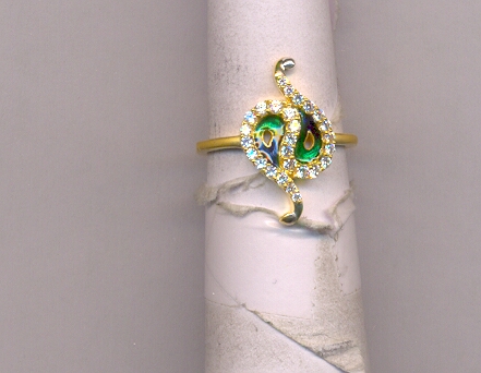 GOLD RING LADIES CASTING FANCY