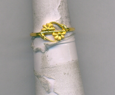 GOLD RING LADIES CASTING FANCY