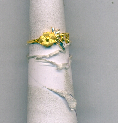 GOLD RING LADIES CASTING FANCY