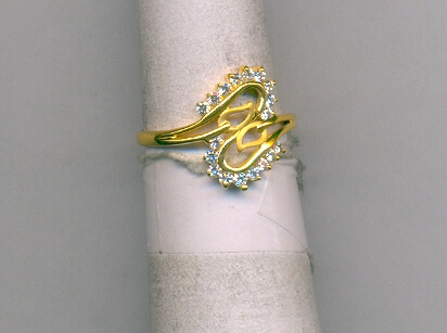 GOLD RING LADIES CASTING FANCY