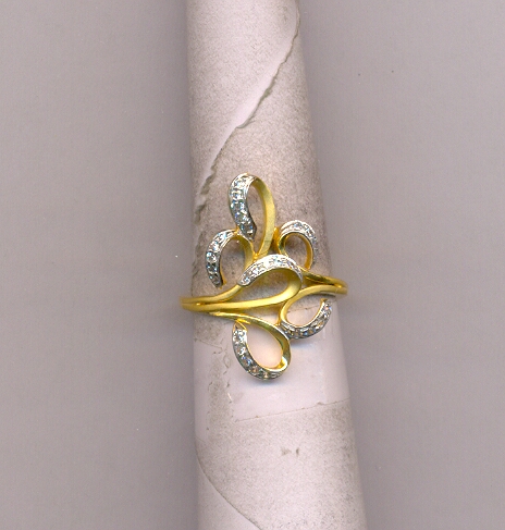 GOLD RING LADIES CASTING FANCY