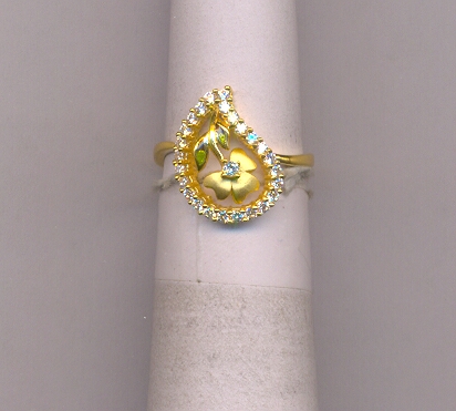 GOLD RING LADIES CASTING FANCY
