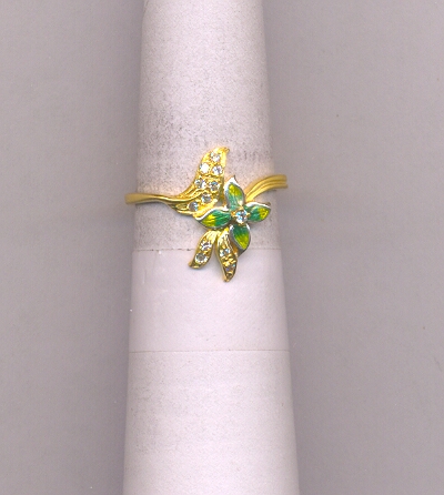 GOLD RING LADIES CASTING FANCY
