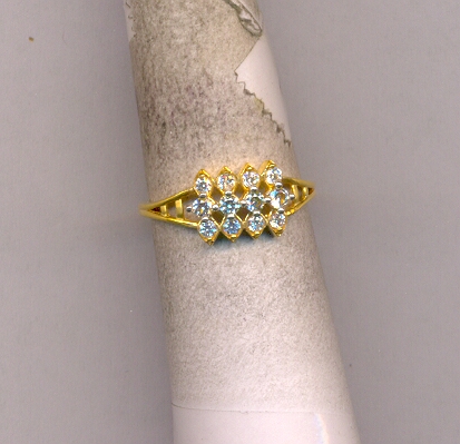 GOLD RING LADIES CASTING FANCY