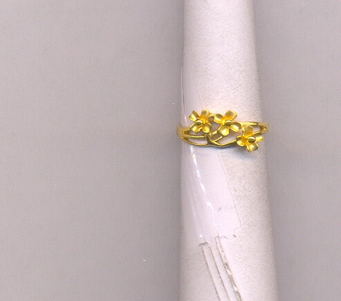 GOLD RING LADIES CASTING FANCY