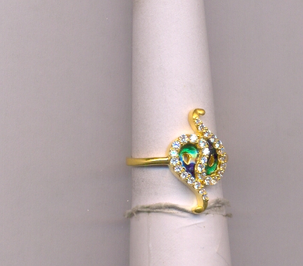 GOLD RING LADIES CASTING FANCY