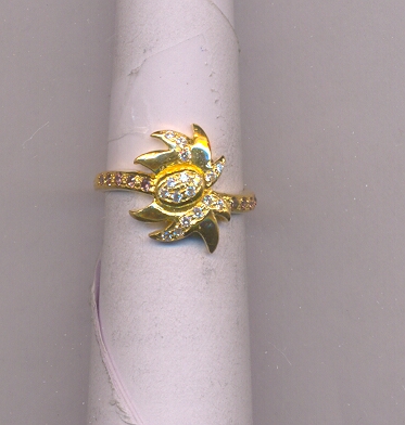 GOLD RING LADIES CASTING FANCY
