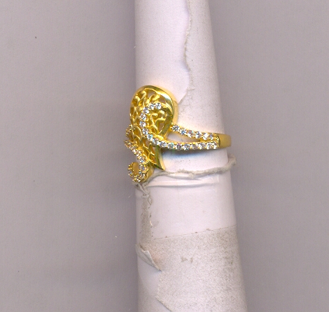 GOLD RING LADIES CASTING FANCY