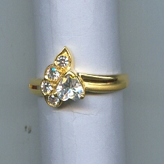 GOLD RING LADIES DESIGNER EXCLUSIVE
