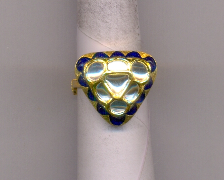 GOLD RING LADIES KUNDAN