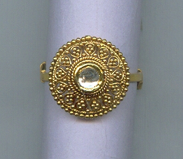GOLD RING LADIES KUNDAN EXCLUSIVE