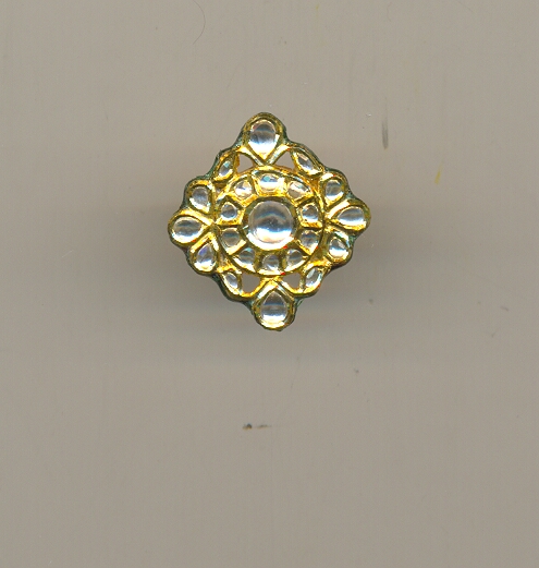 GOLD RING LADIES KUNDAN