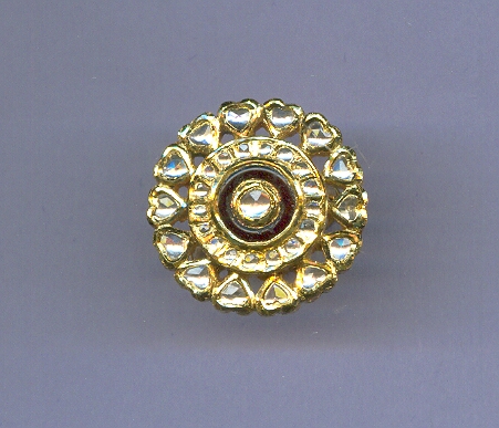 GOLD RING LADIES KUNDAN