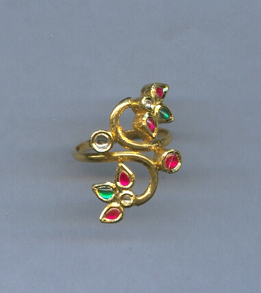 GOLD RING LADIES KUNDAN GENERAL