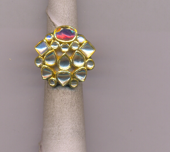 GOLD RING LADIES KUNDAN GENERAL