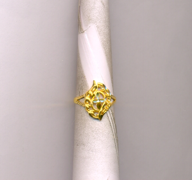 GOLD RING LADIES PLAIN EXCLUSIVE