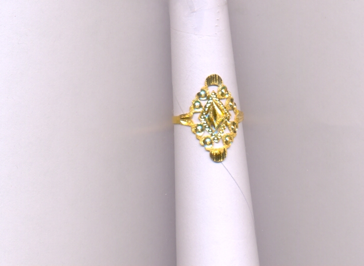 GOLD RING LADIES PLAIN EXCLUSIVE