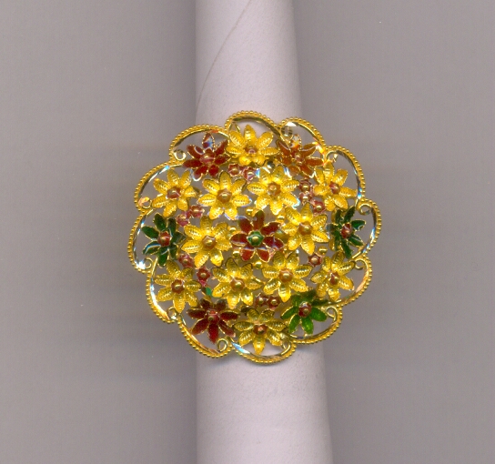 GOLD RING LADIES PLAIN EXCLUSIVE