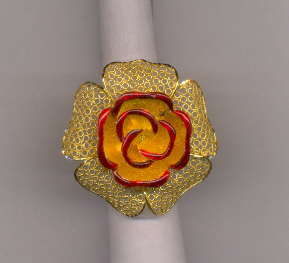 GOLD RING LADIES PLAIN EXCLUSIVE